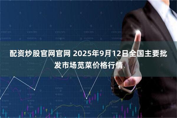 配资炒股官网官网 2025年9月12日全国主要批发市场苋菜价格行情